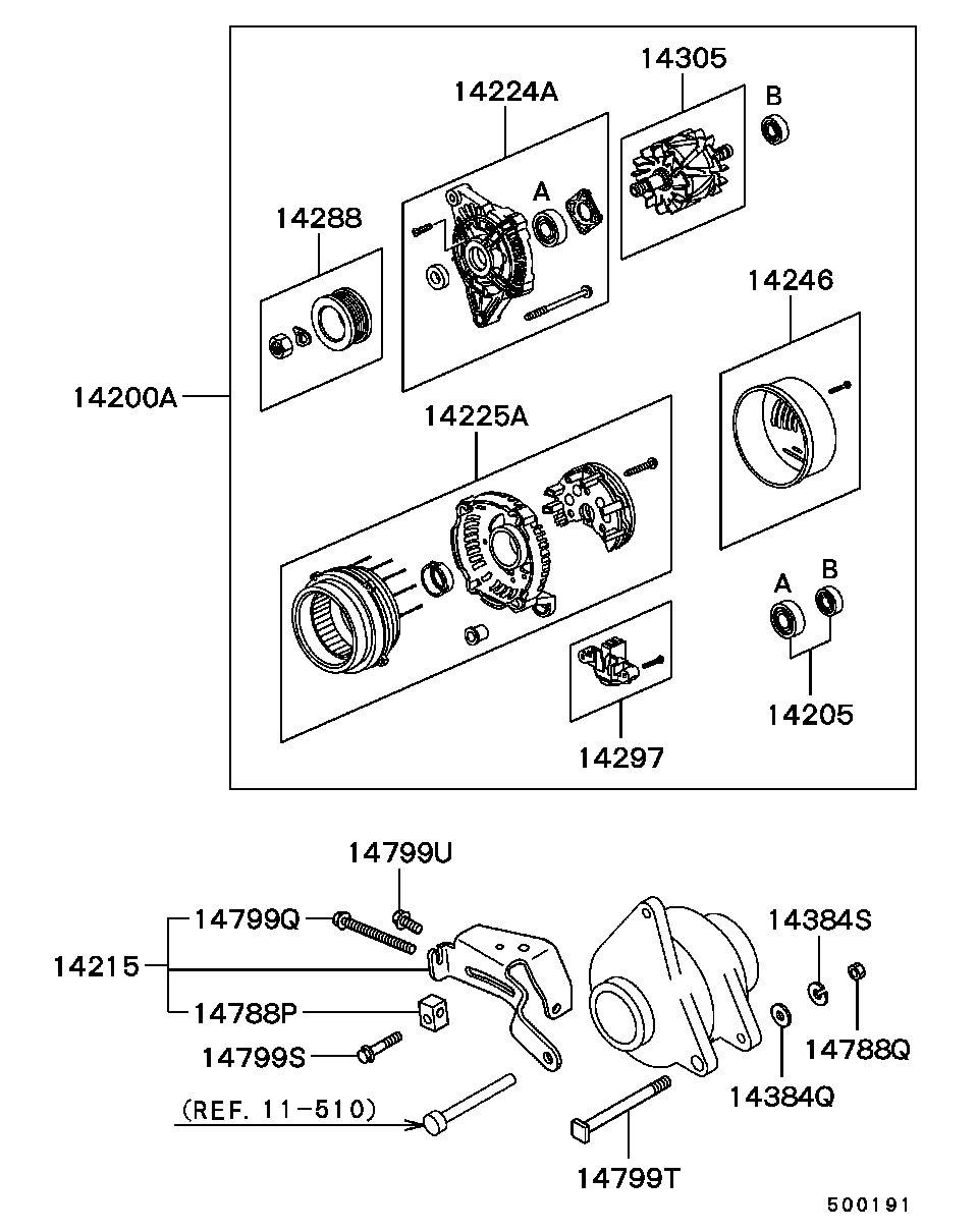 Mitsubishi MD 343416 - Alternatore www.autoricambit.com