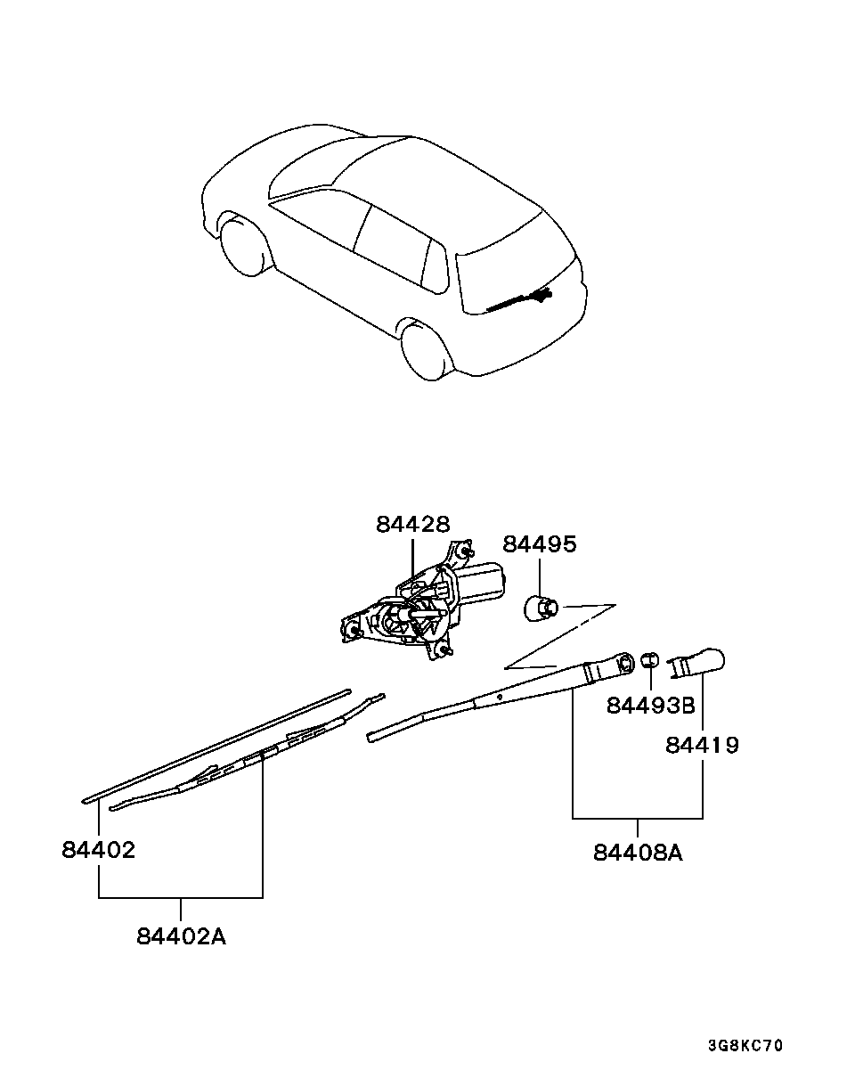 Mitsubishi MR339993 - Spazzola tergi www.autoricambit.com