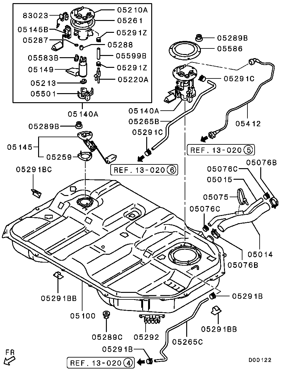 Mitsubishi MN158345 - Filtro carburante www.autoricambit.com