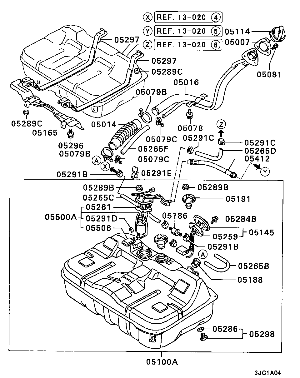 Mitsubishi MB698623 - Pompa carburante www.autoricambit.com