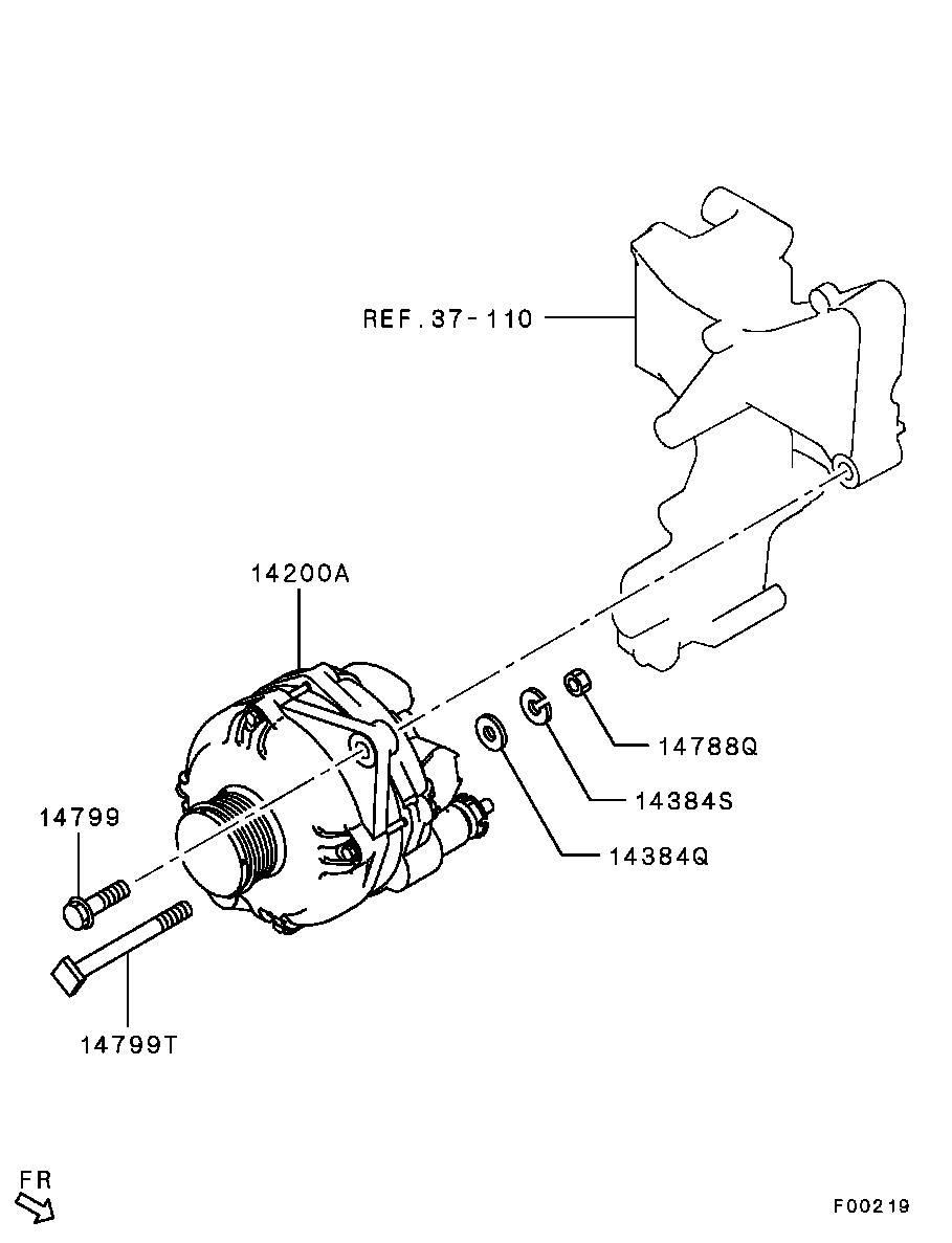 Mitsubishi 1800A388 - Puleggia cinghia, Alternatore www.autoricambit.com