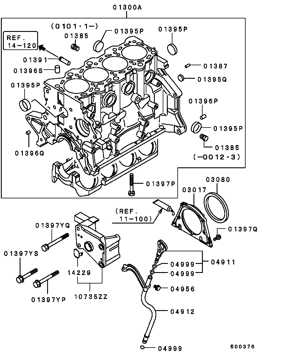 Mitsubishi MD359158 - Paraolio, Albero a gomiti www.autoricambit.com