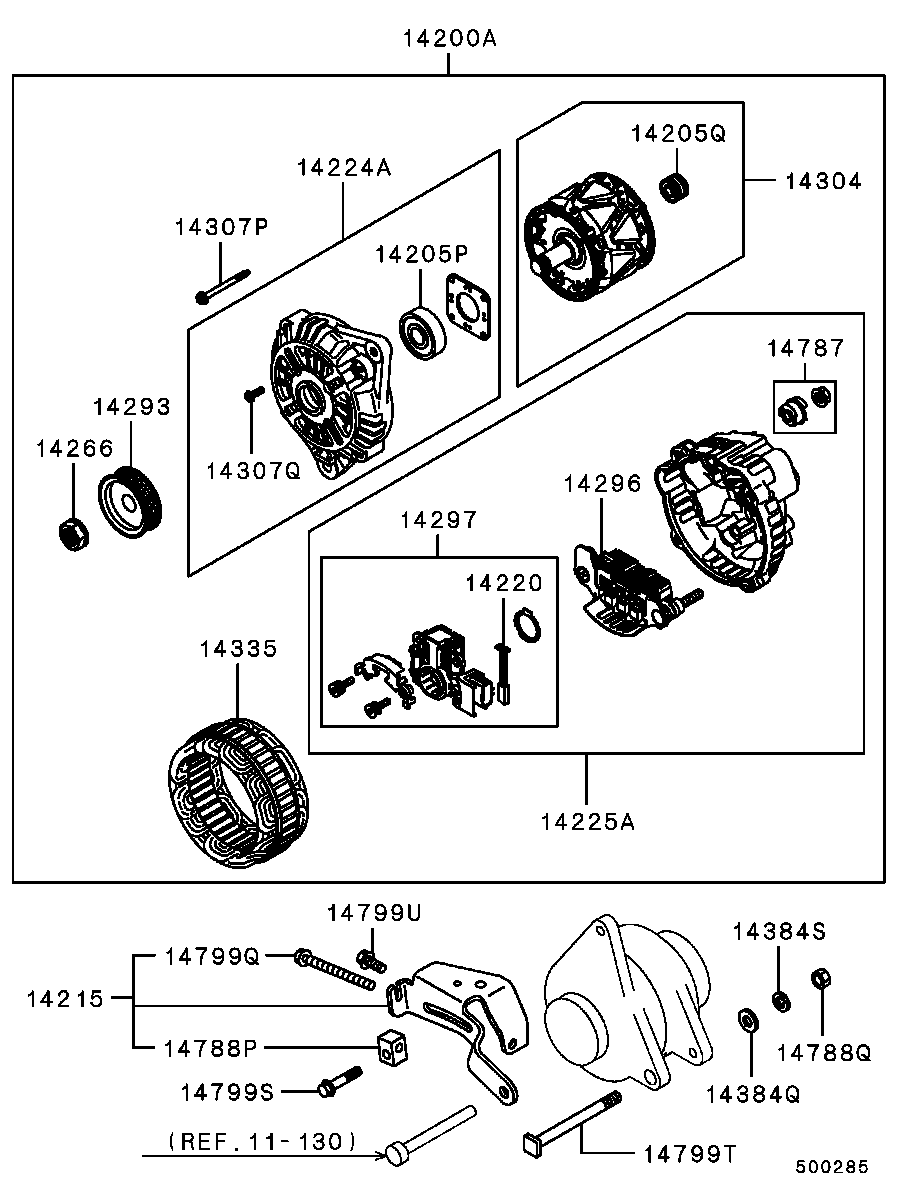 Mitsubishi MD 360635 - Alternatore www.autoricambit.com