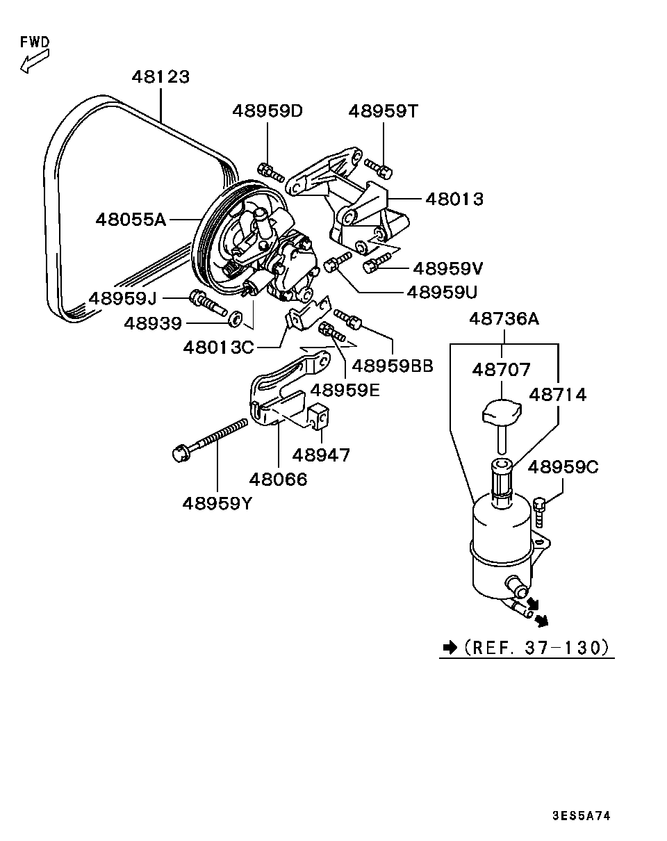 Honda MD344478 - Cinghia Poly-V www.autoricambit.com