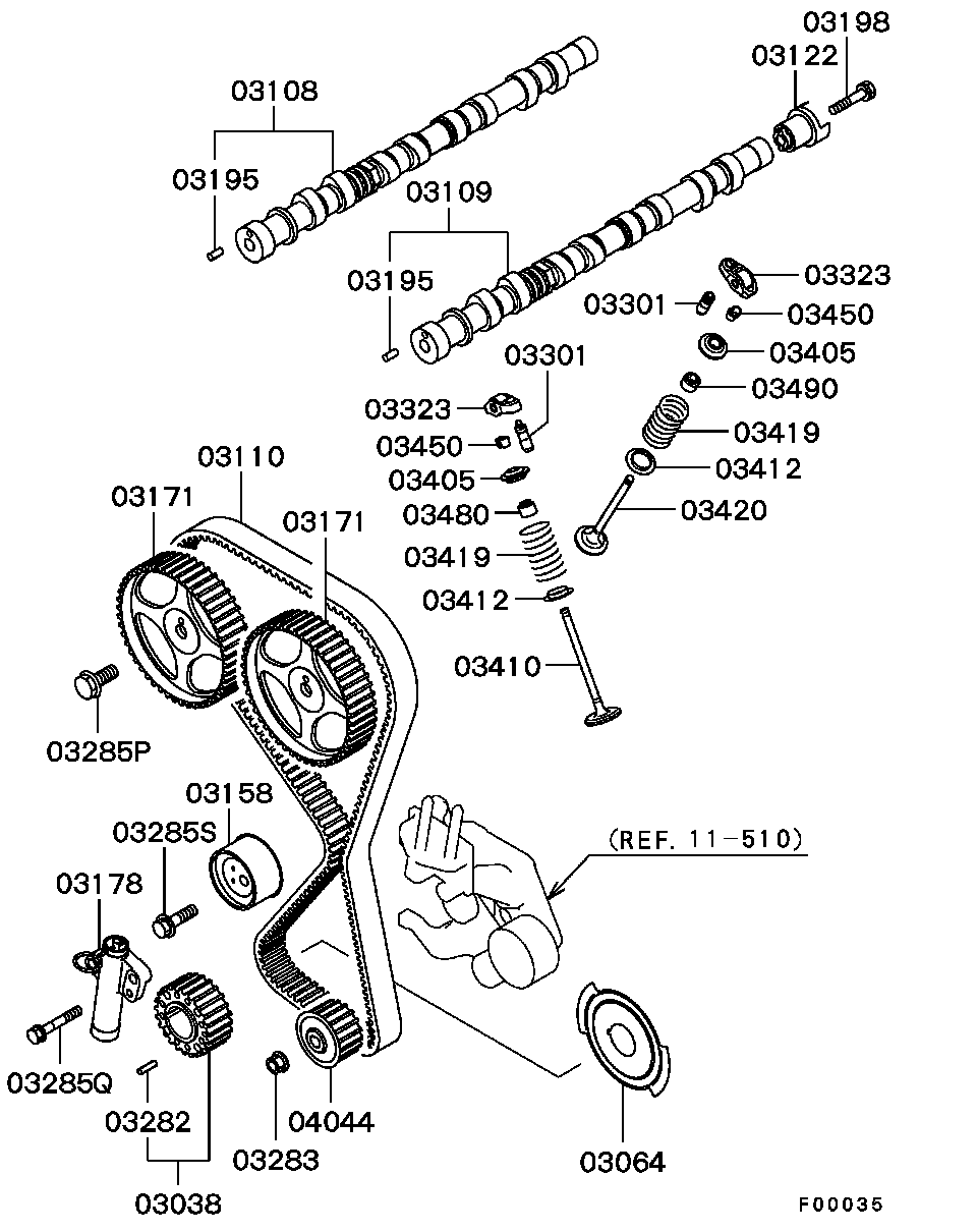 Mitsubishi MD377054 - Punteria www.autoricambit.com