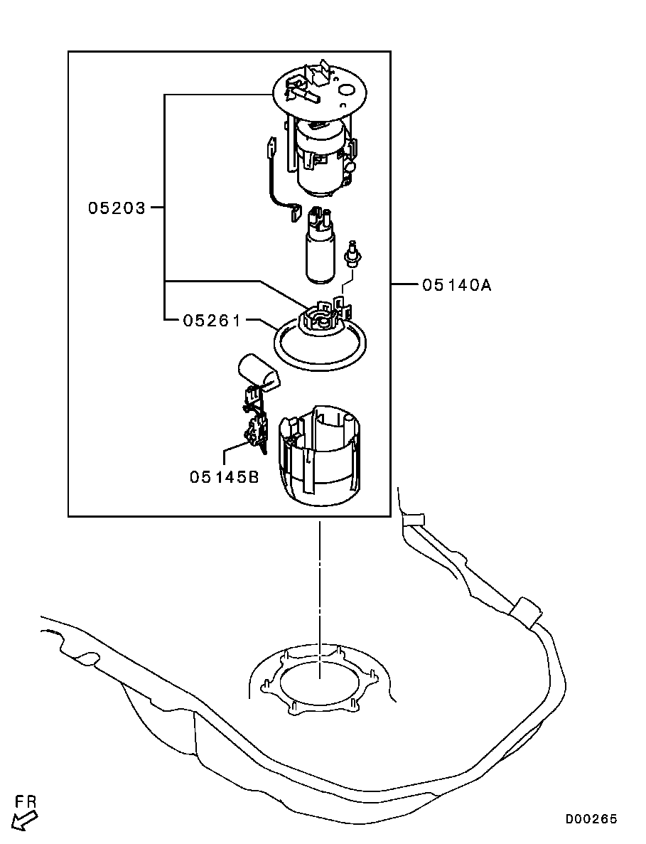 Mitsubishi 1770A106 - Filtro carburante www.autoricambit.com