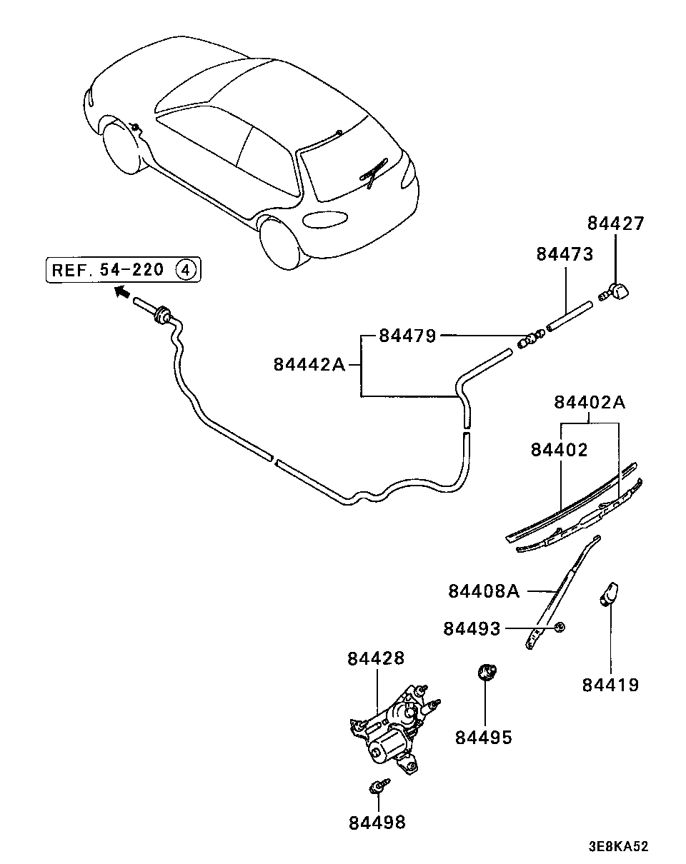 Mitsubishi MB821144 - Spazzola tergi www.autoricambit.com