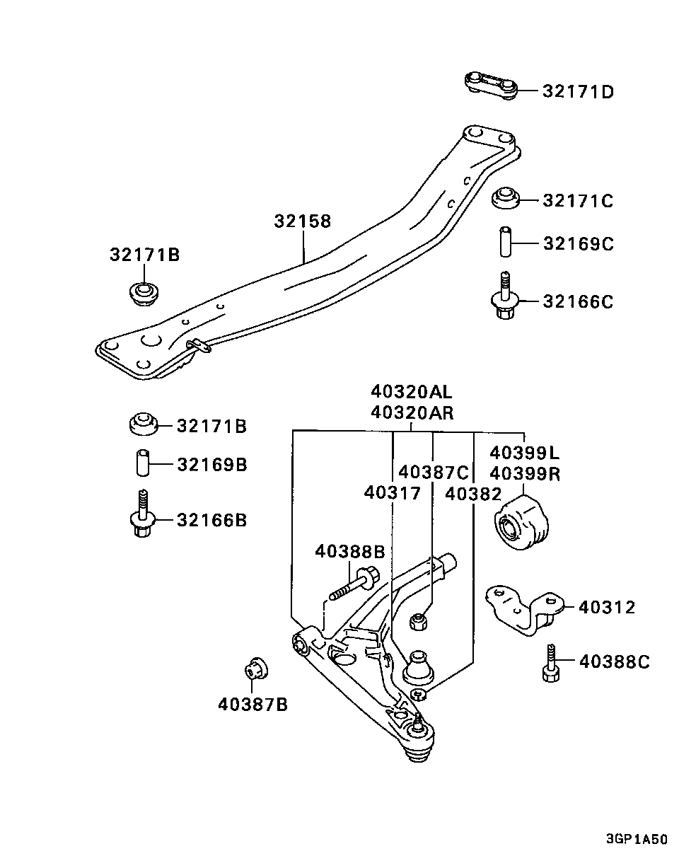 Mitsubishi MB83 1555 - Giunto di supporto / guida www.autoricambit.com