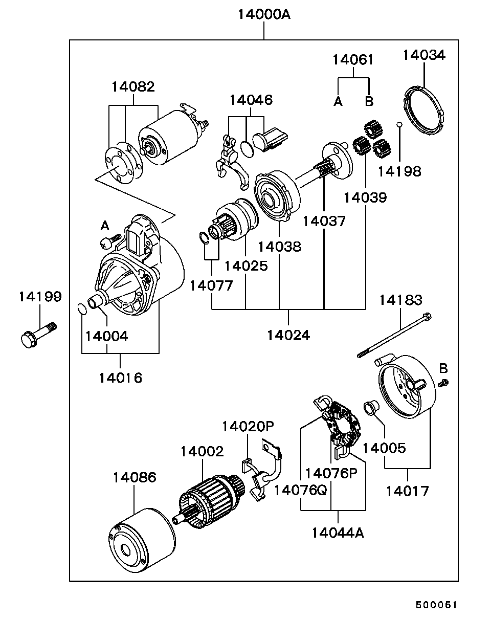 Mitsubishi MD618581 - Elettromagnete, Motore d'avviamento www.autoricambit.com