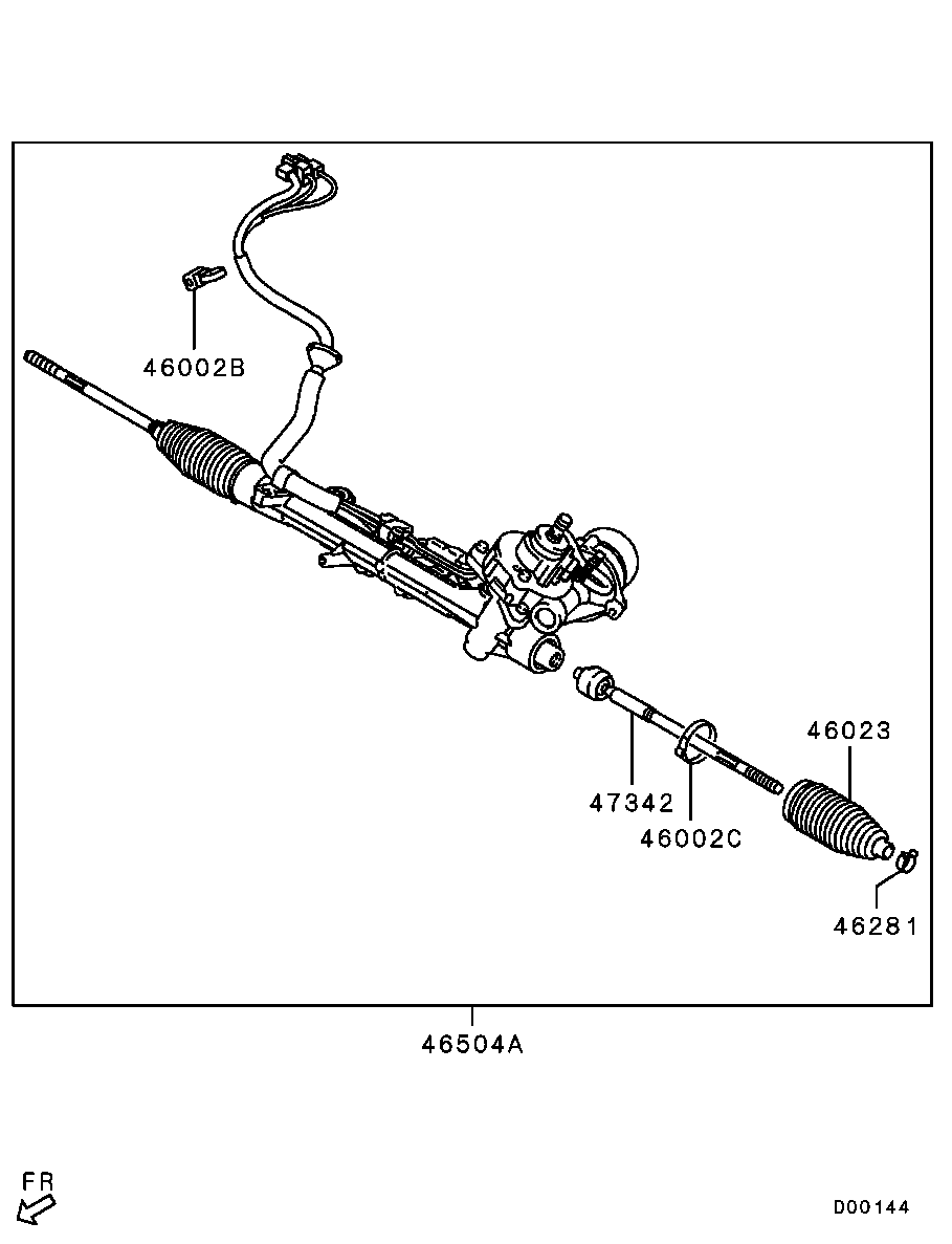 Mitsubishi 4410A022 - Scatola guida www.autoricambit.com