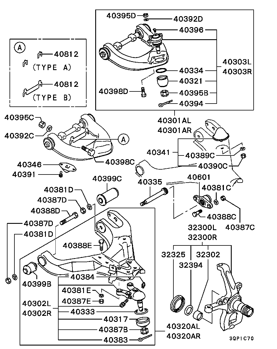 Mitsubishi MR296270 - Giunto di supporto / guida www.autoricambit.com