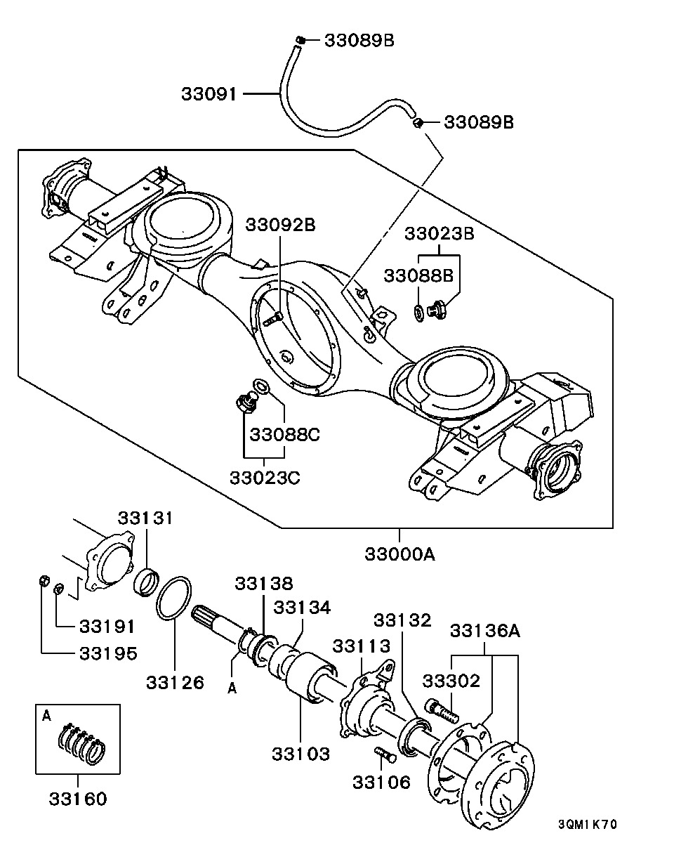 Mitsubishi MB664611 - Kit cuscinetto ruota www.autoricambit.com