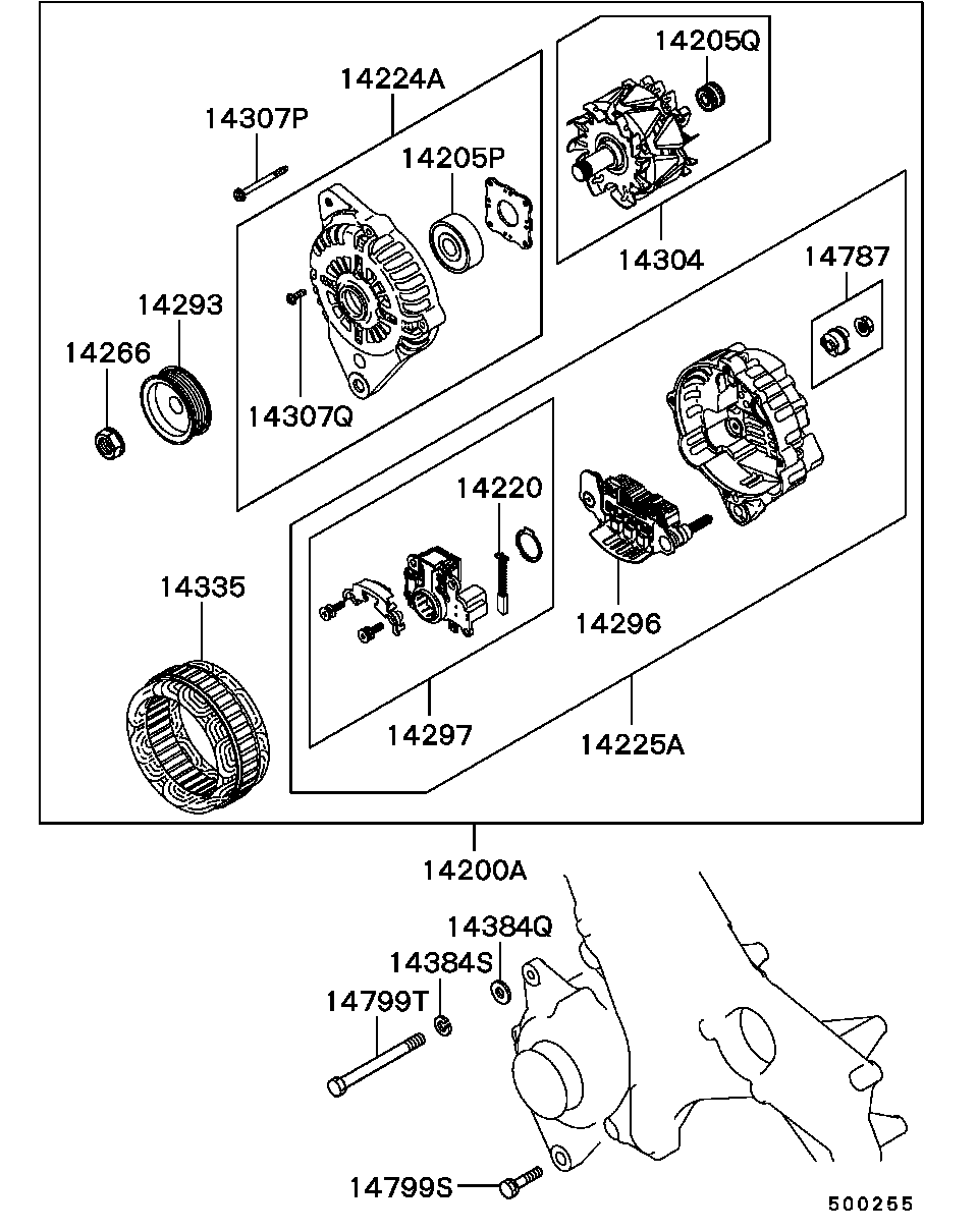 Mitsubishi MD619822 - Alternatore www.autoricambit.com