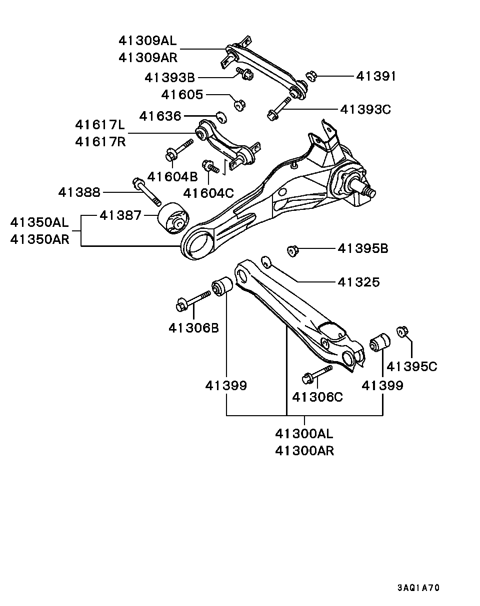 Mitsubishi MR-171307 - Sospensione a ruote indipendenti www.autoricambit.com