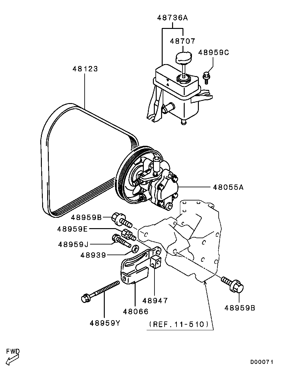 Mitsubishi MD345397 - Cinghia Poly-V www.autoricambit.com