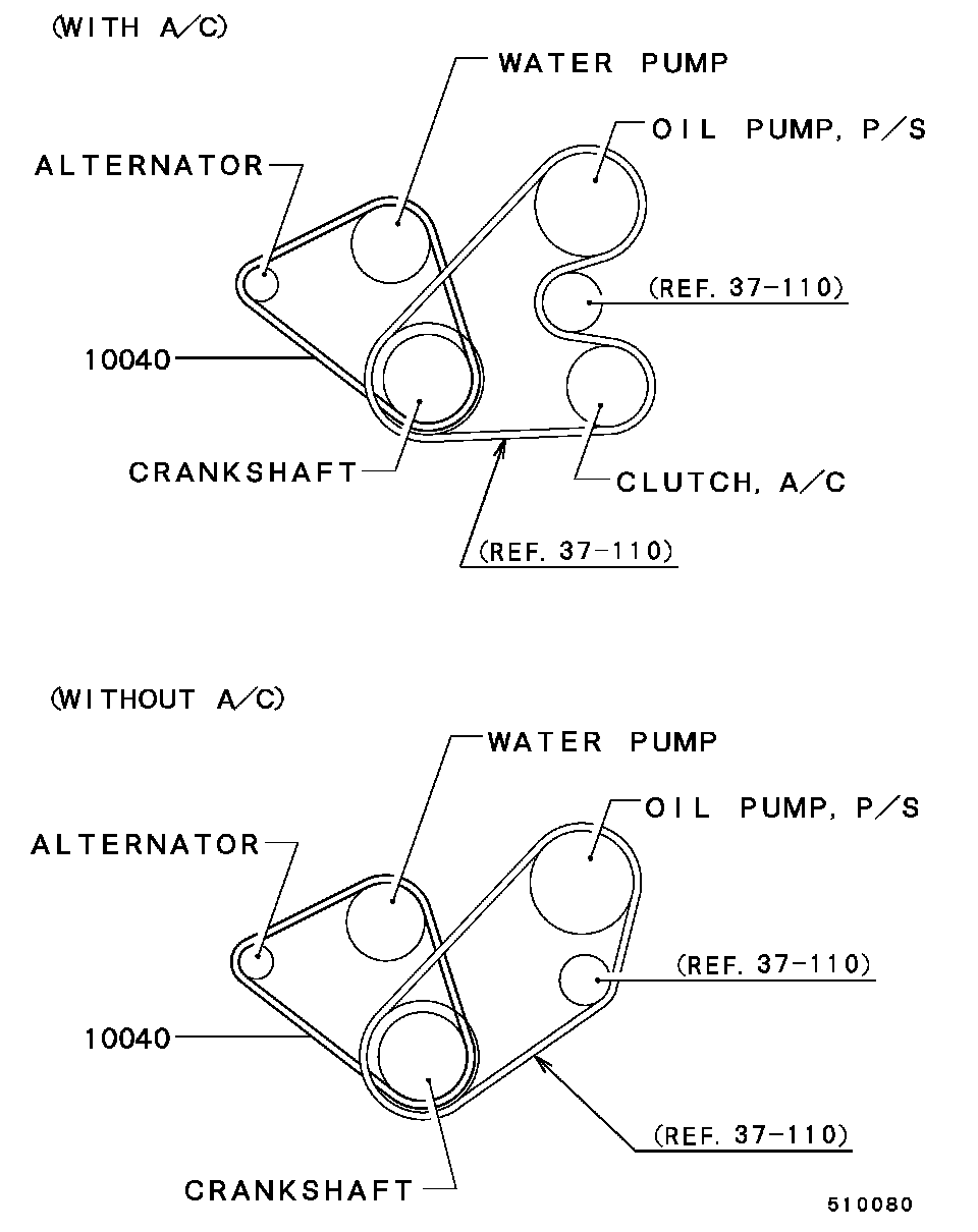 Mitsubishi MD349465 - Cinghia Poly-V www.autoricambit.com