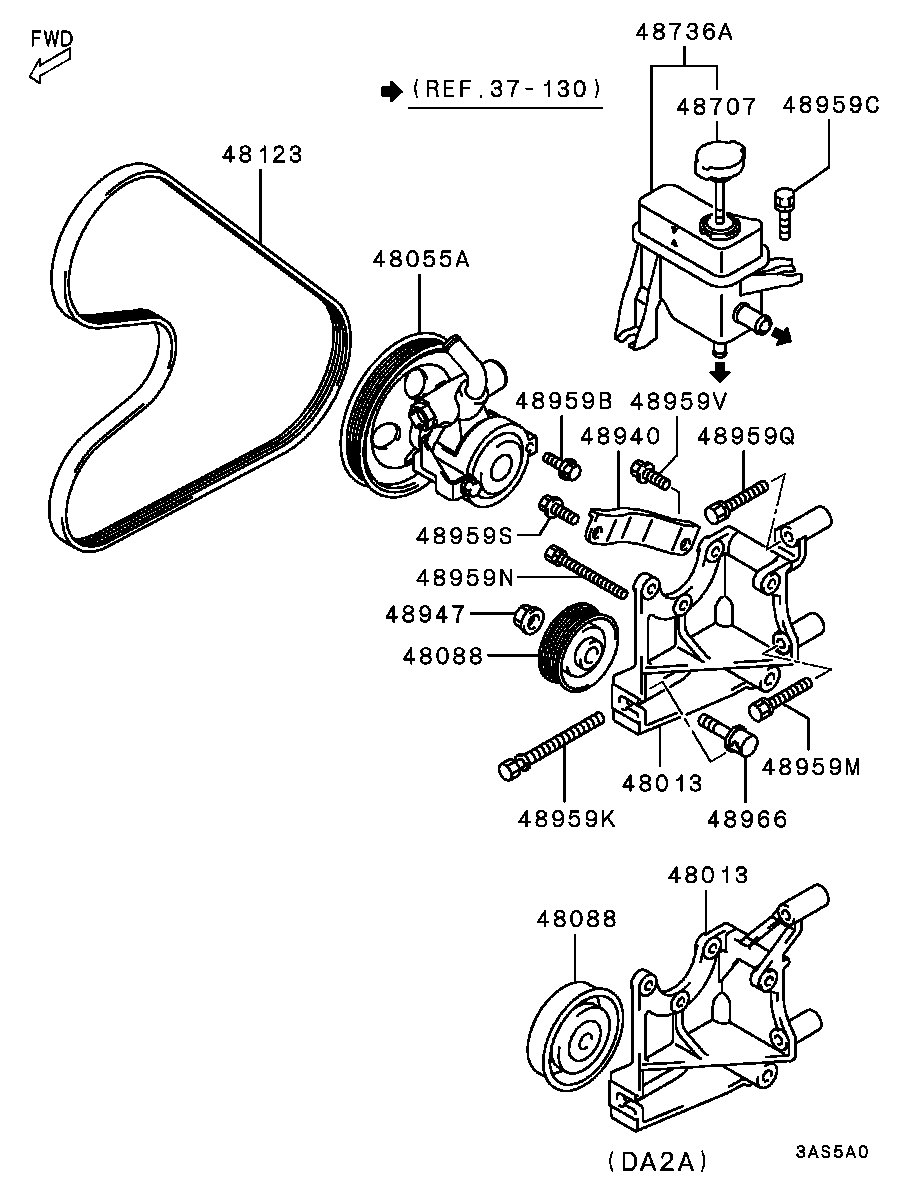 Mitsubishi MD317528 - Cinghia Poly-V www.autoricambit.com