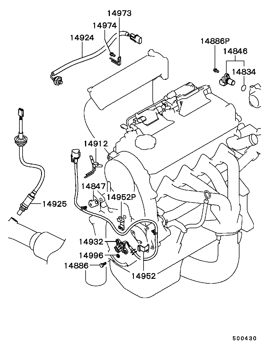 Mitsubishi MD197852 - Sonda lambda www.autoricambit.com