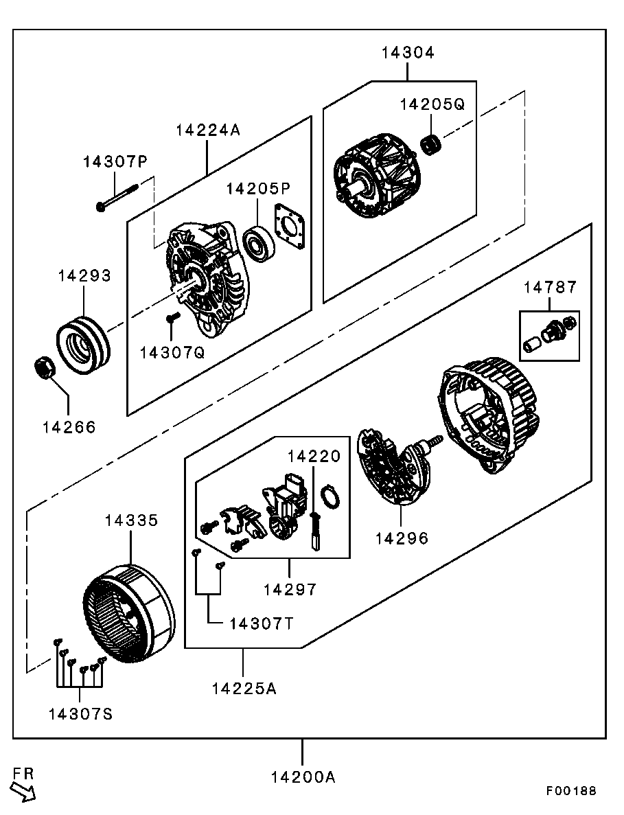 Mitsubishi 1800A214 - Alternatore www.autoricambit.com