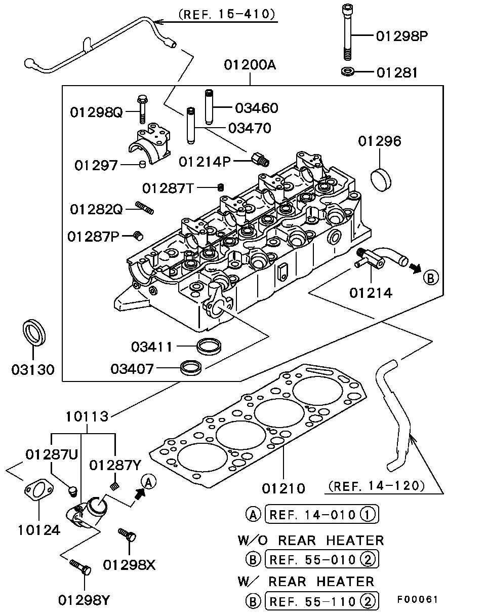 Mitsubishi MD302891 - Guarnizione, Testata www.autoricambit.com