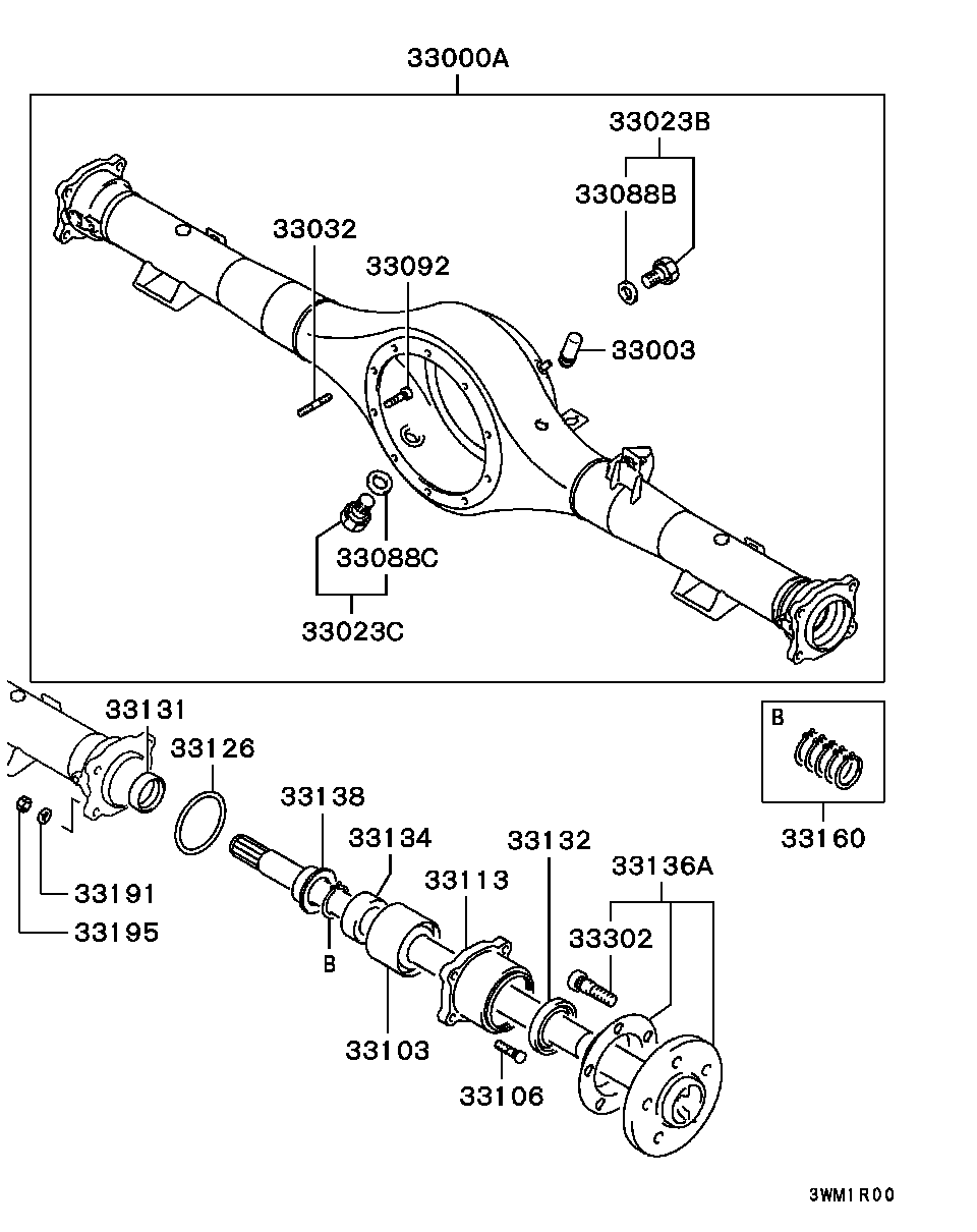 Mitsubishi MB092440 - Kit cuscinetto ruota www.autoricambit.com