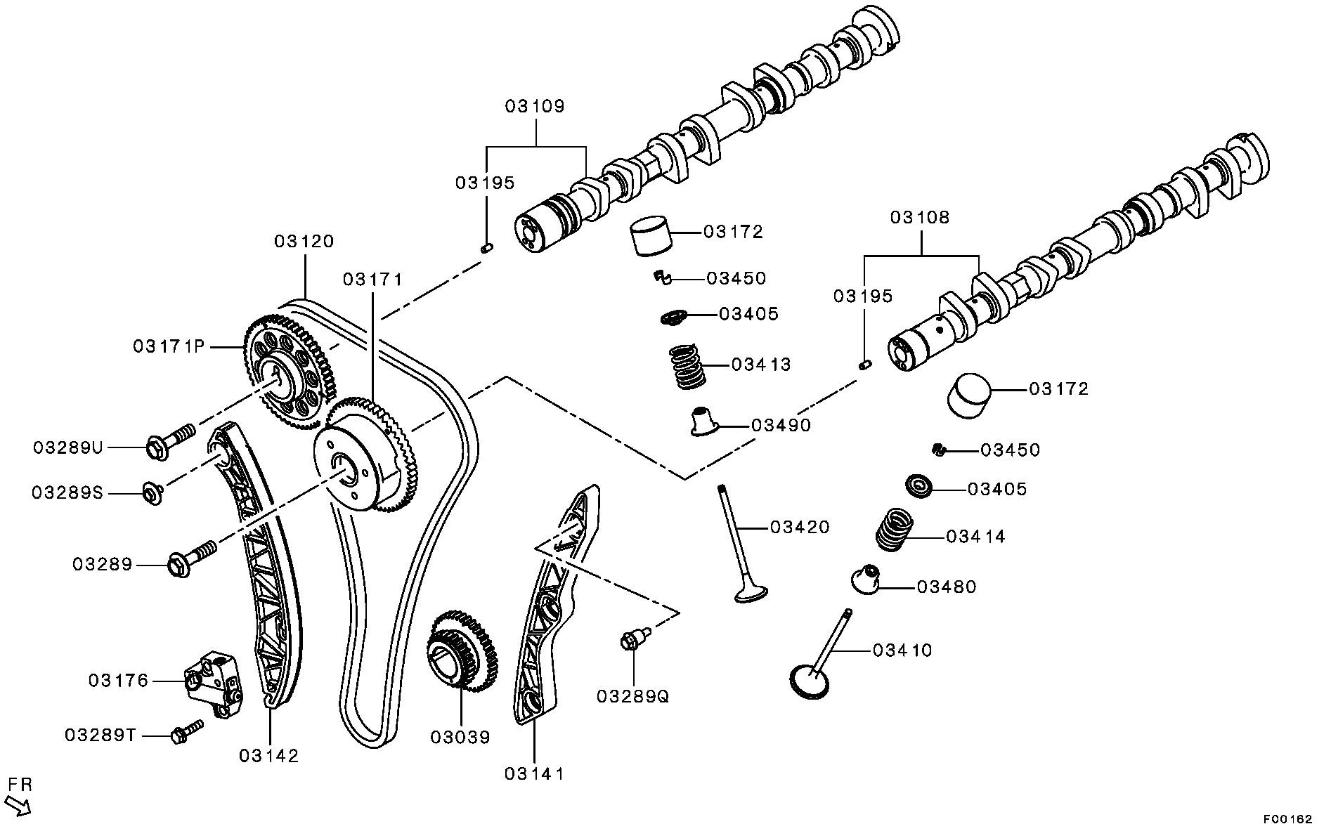 Mitsubishi MN183952 - Anello tenuta, Stelo valvola www.autoricambit.com