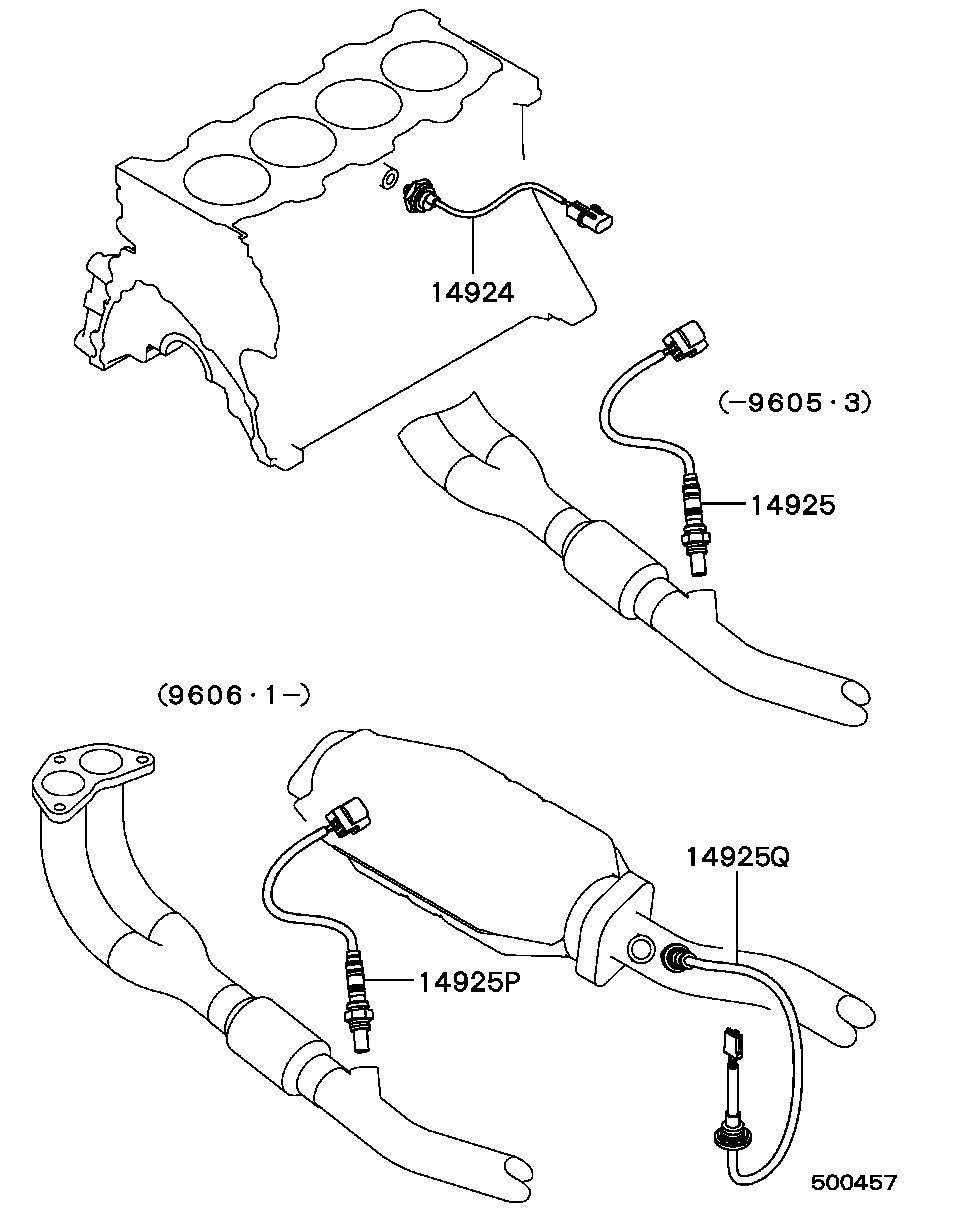 Mitsubishi MD183399 - Sonda lambda www.autoricambit.com