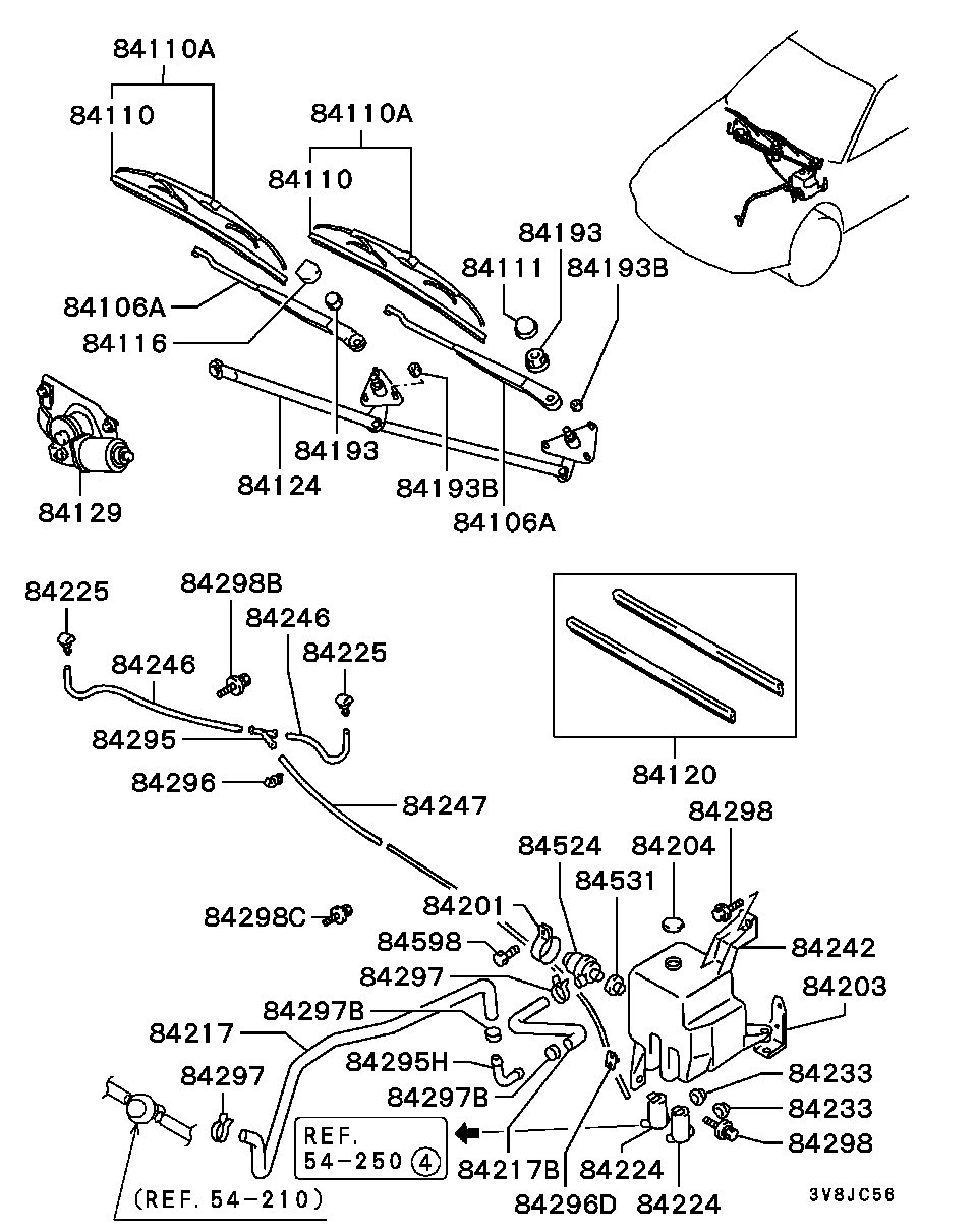 Mitsubishi MB859050 - Spazzola tergi www.autoricambit.com