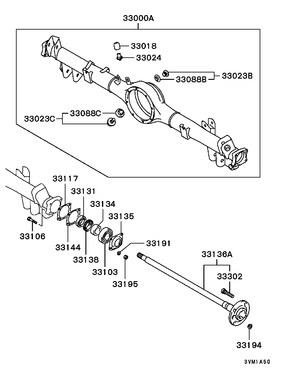 Mitsubishi MB886601 - Kit cuscinetto ruota www.autoricambit.com