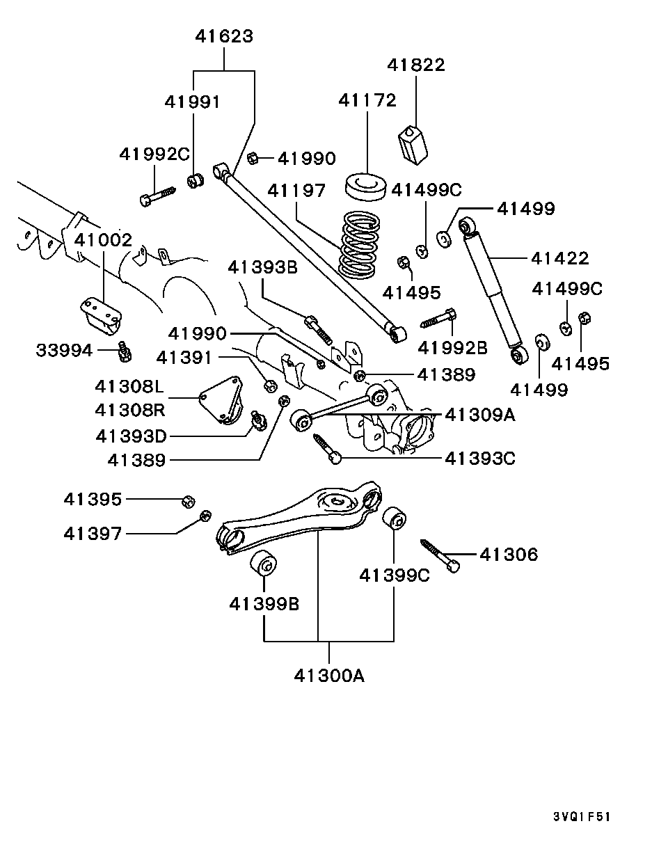 Mitsubishi MB911243 - Ammortizzatore www.autoricambit.com