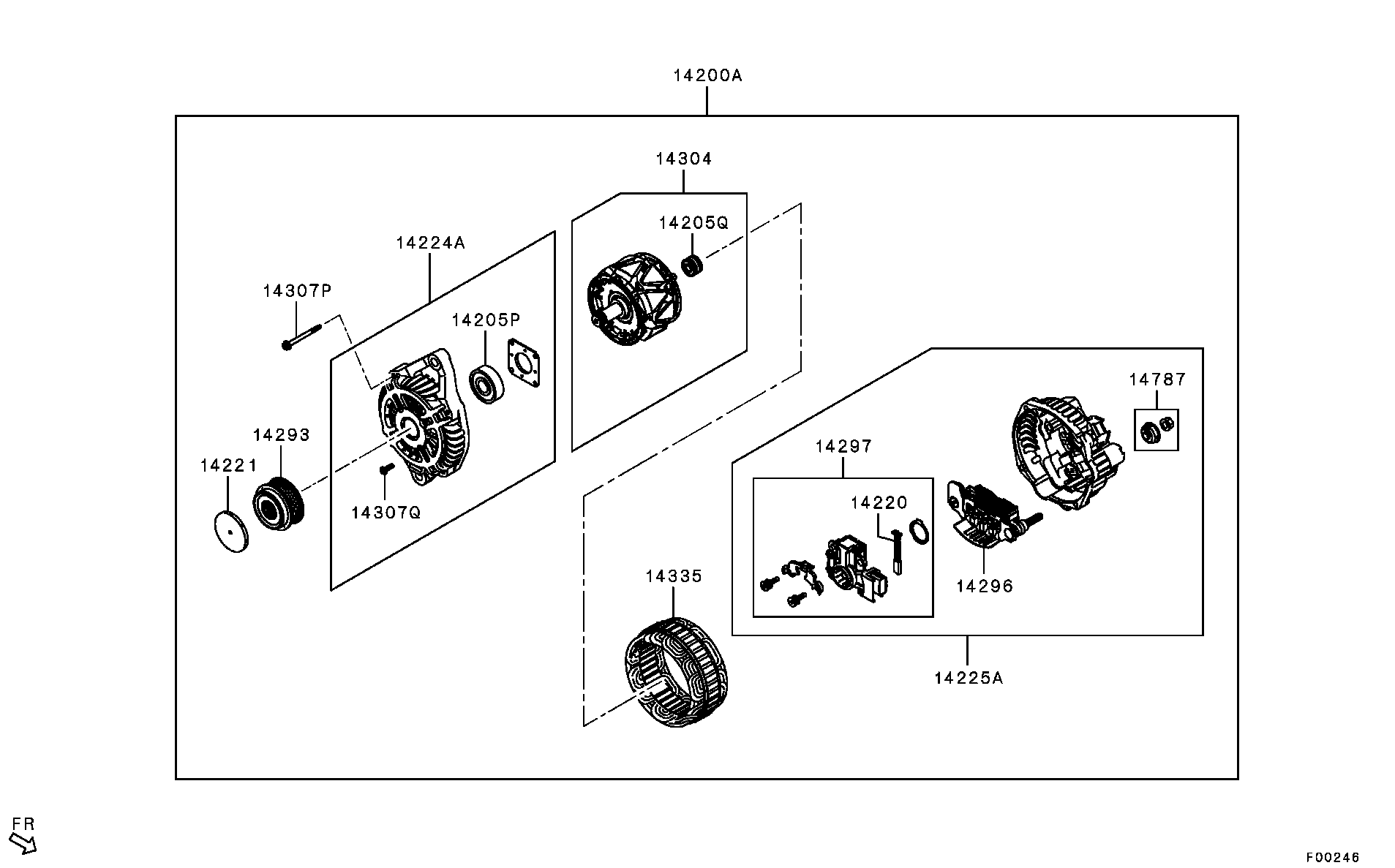 Mitsubishi 1800A459 - Puleggia cinghia, Alternatore www.autoricambit.com