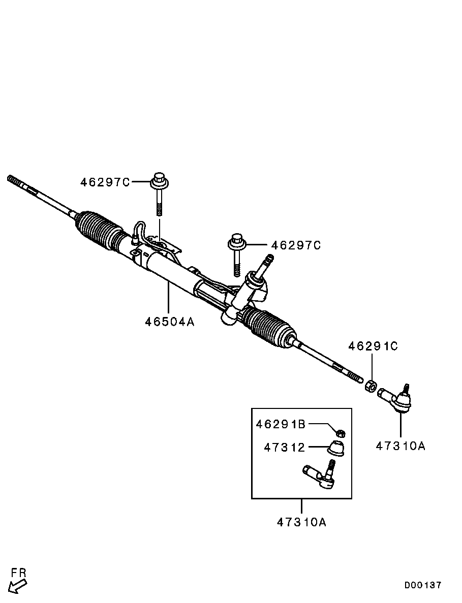 Mitsubishi 4410A006 - Scatola guida www.autoricambit.com