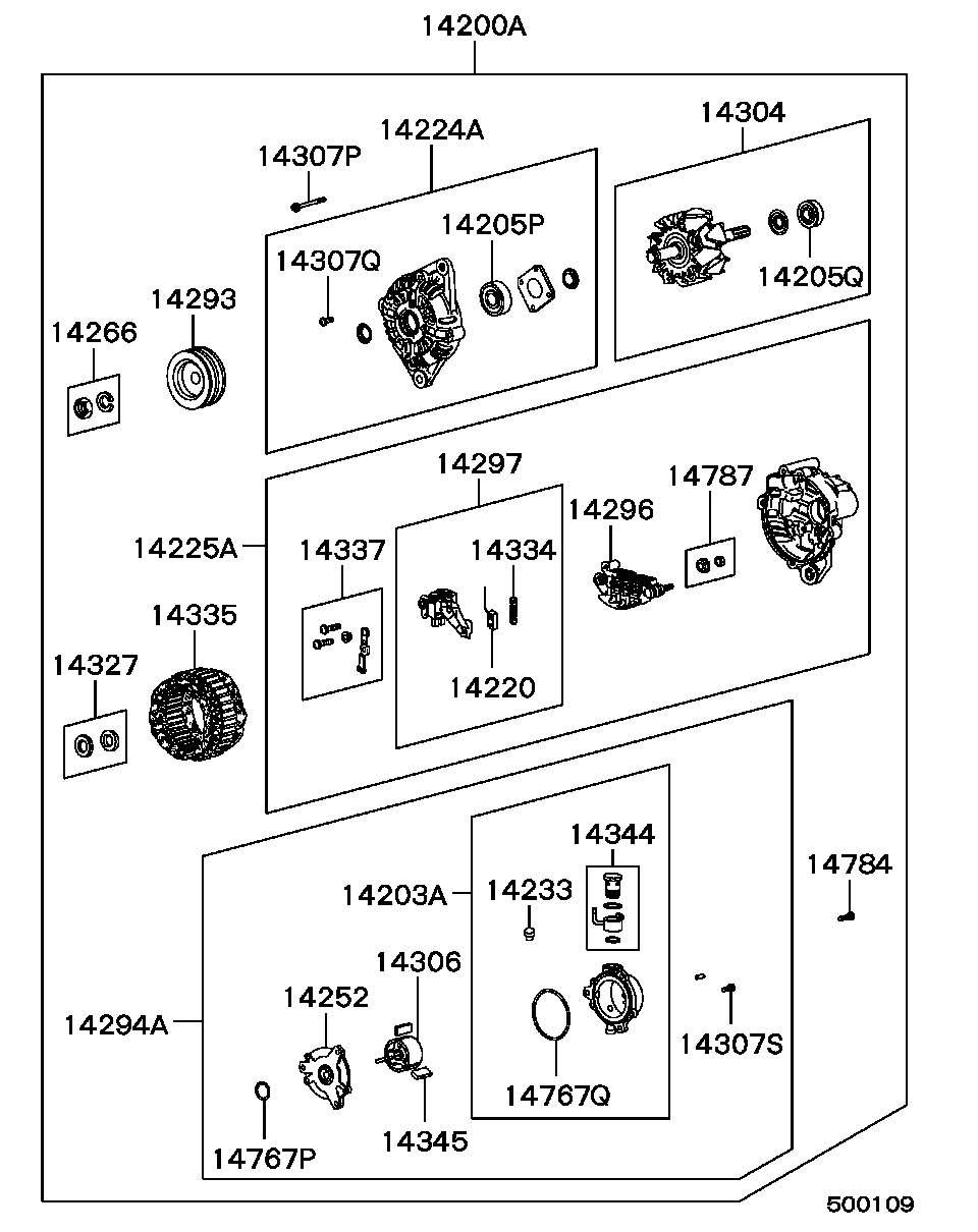 Mitsubishi MD 103373 - Alternatore www.autoricambit.com