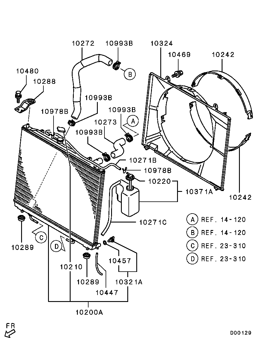 Mitsubishi 1350A088 - Tappo, radiatore www.autoricambit.com