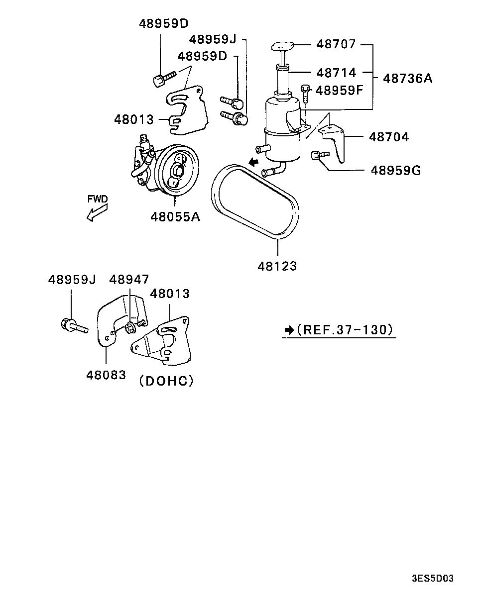 Mitsubishi MB55 3431 - Cinghia trapezoidale www.autoricambit.com