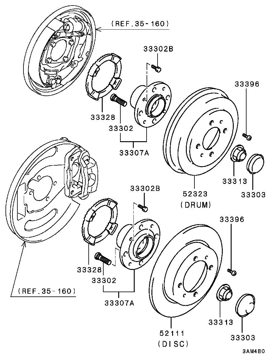 Mitsubishi MR913846 - Discofreno www.autoricambit.com