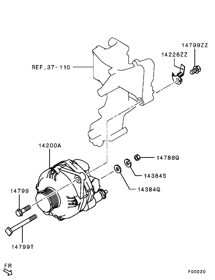 Mitsubishi 1800A288 - Alternatore www.autoricambit.com