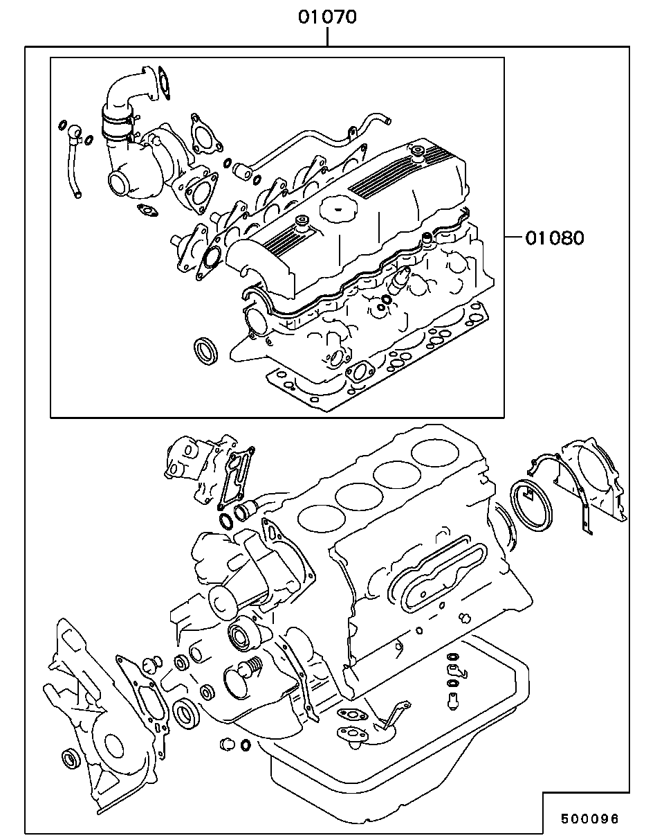 Mitsubishi MD972999 - Kit guarnizioni, Testata www.autoricambit.com