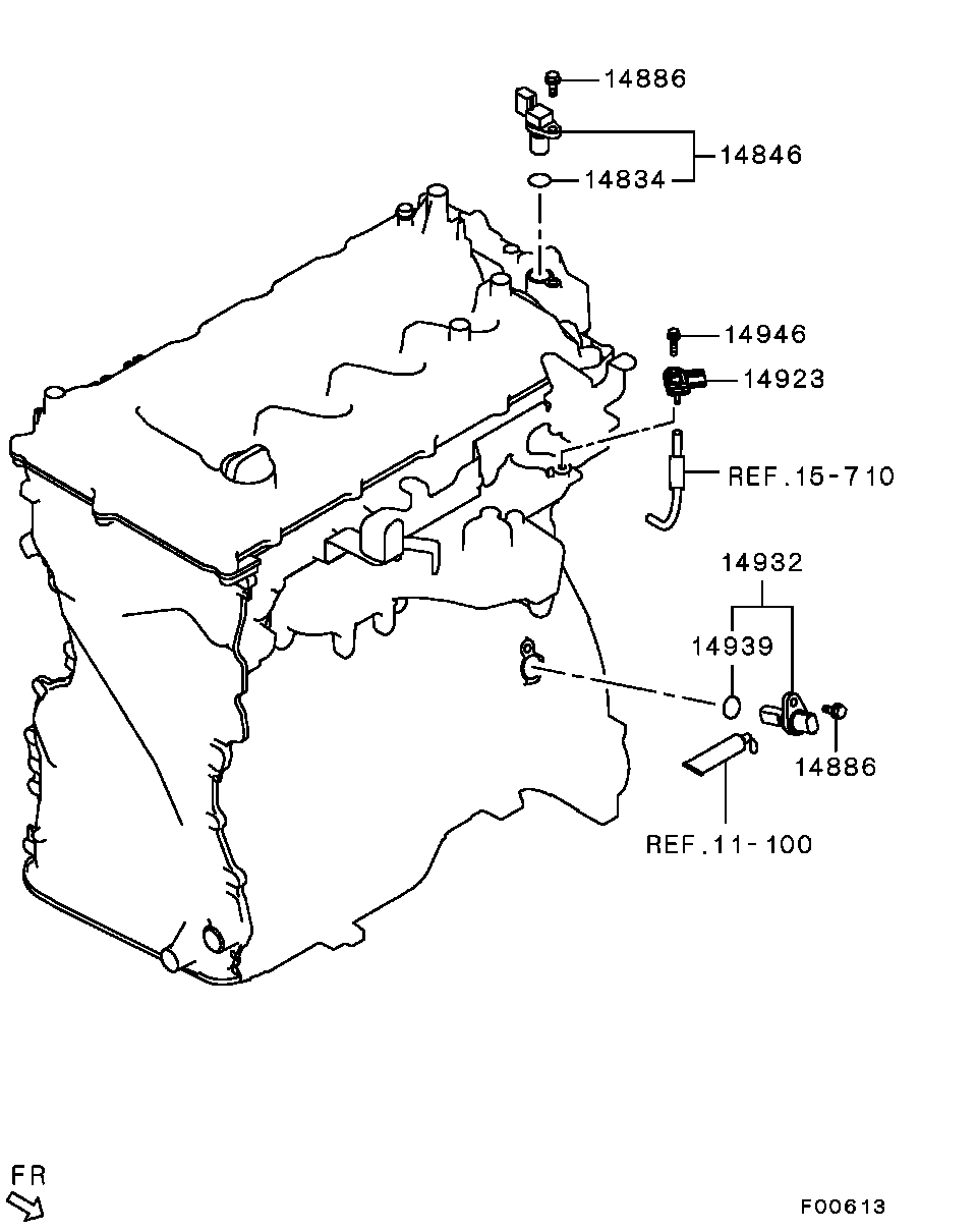 Mitsubishi 1865A156 - Sensor MAP, pressione del collettore di aspirazione www.autoricambit.com