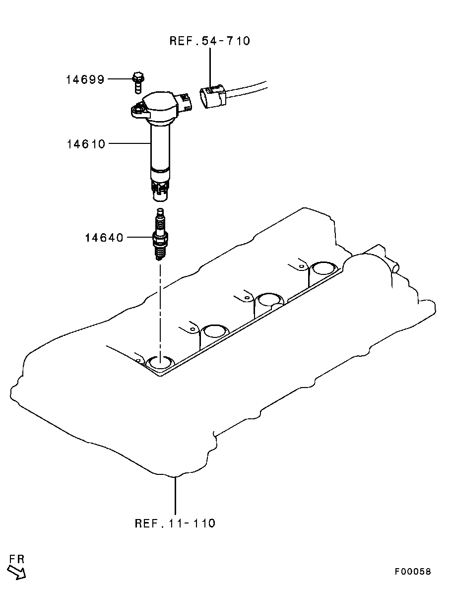 Mitsubishi 1822-A030 - Candela accensione www.autoricambit.com