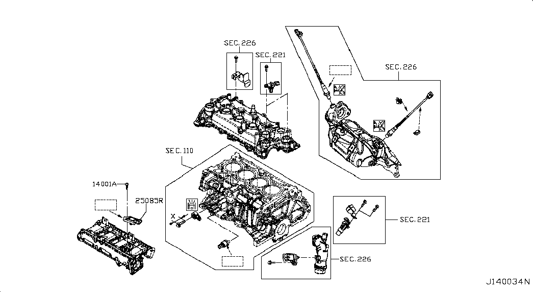 Infiniti 2508500Q0C - Sensor MAP, pressione del collettore di aspirazione www.autoricambit.com