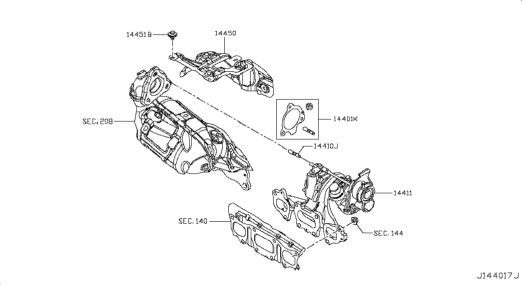 RENAULT 1441100Q3P - TURBOCHARGER www.autoricambit.com