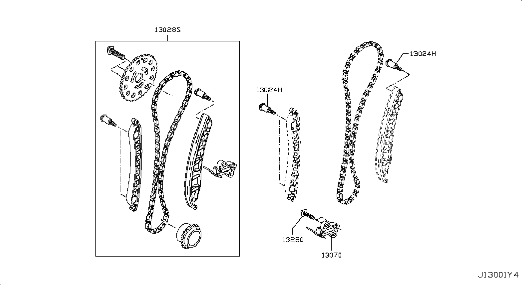 NISSAN 13028-00Q0M - Kit catena distribuzione www.autoricambit.com