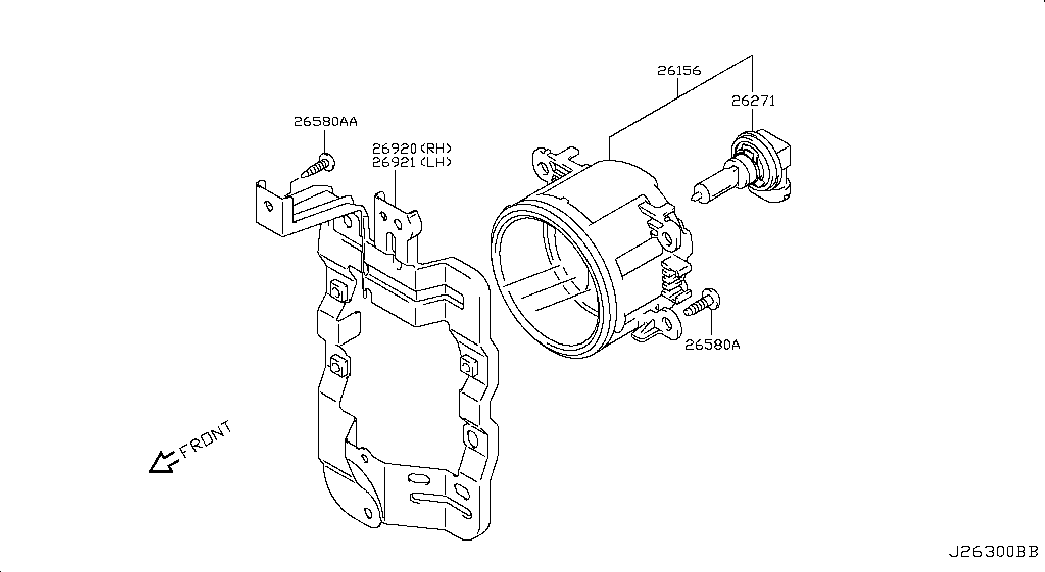 NISSAN 262714A00B - BULB www.autoricambit.com