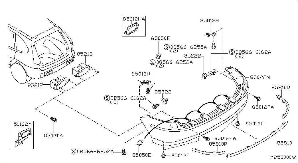 Mercedes-Benz 01125S826E - Bullone, Imp. gas scarico www.autoricambit.com