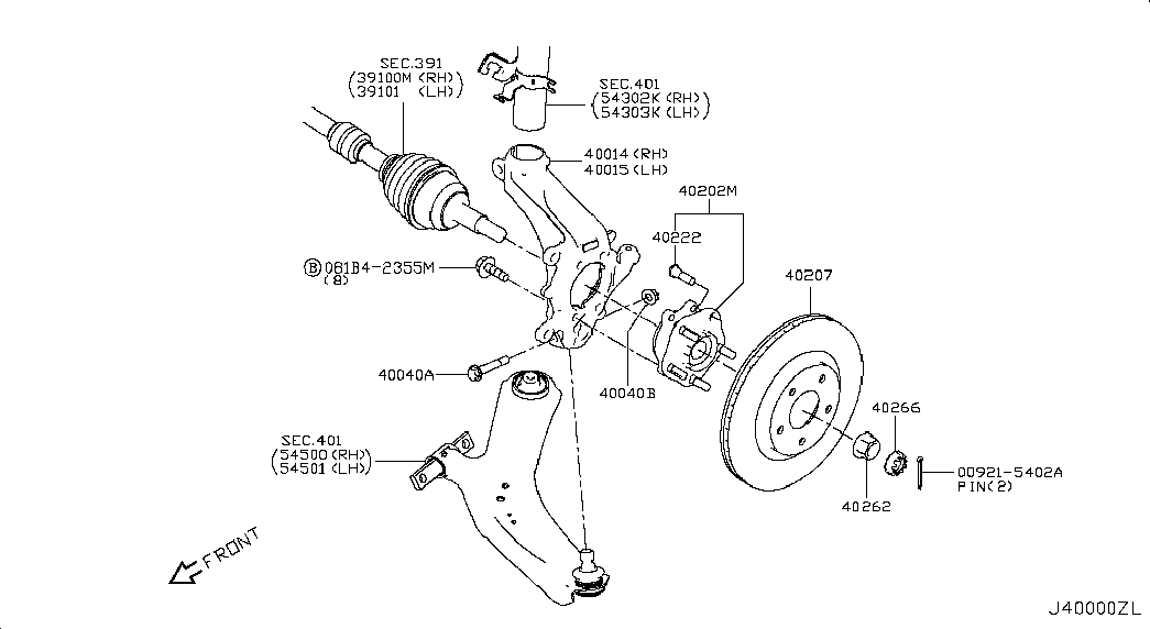 NISSAN 402064BA0A - Discofreno www.autoricambit.com