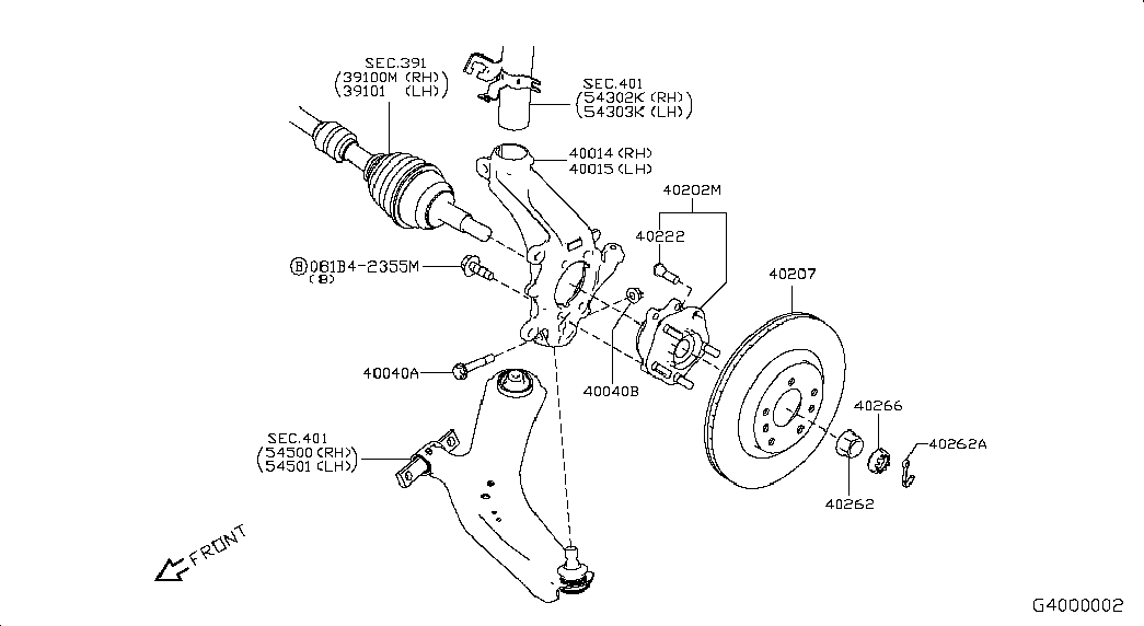 NISSAN 40206-4EA0A - Discofreno www.autoricambit.com