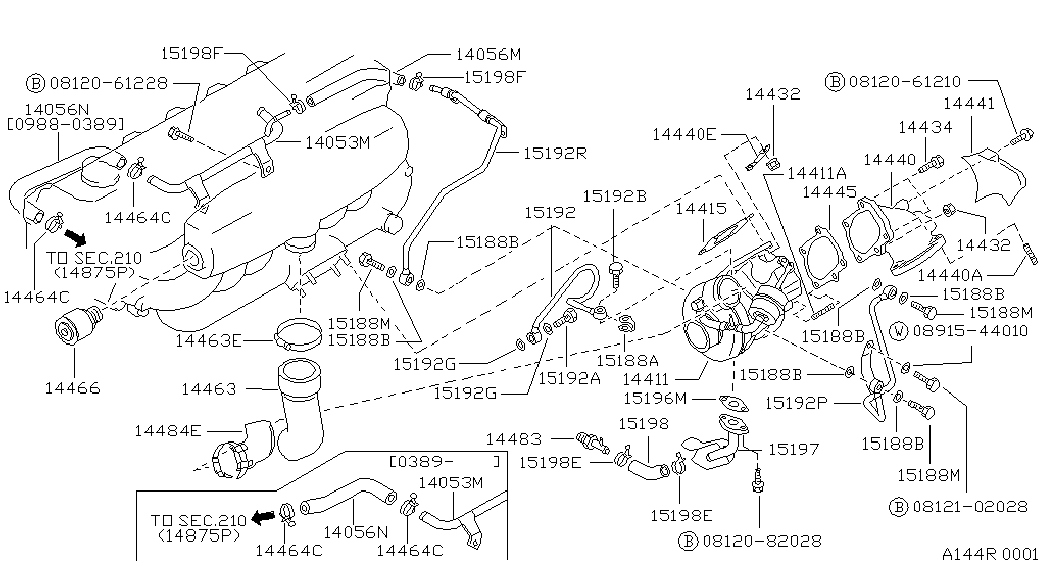 NISSAN 15193-P9000 - GASKET www.autoricambit.com