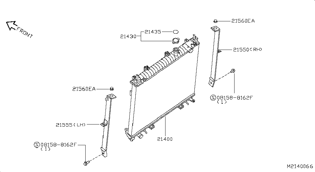 NISSAN 21430-1P107 - Tappo, radiatore www.autoricambit.com