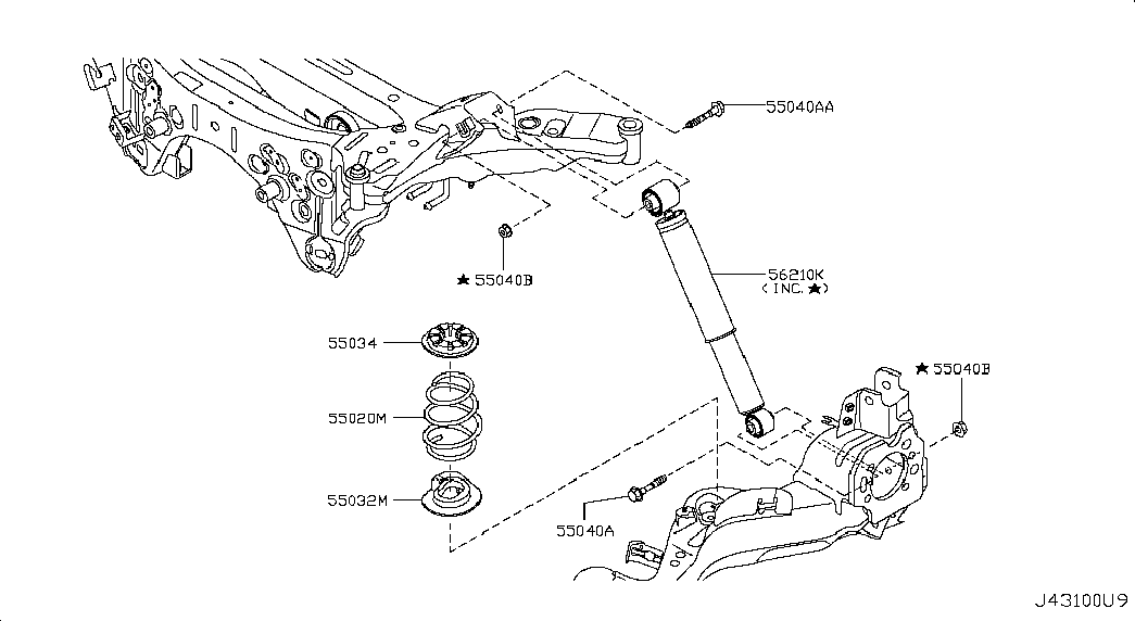 RENAULT E6210-JG01A - Ammortizzatore www.autoricambit.com